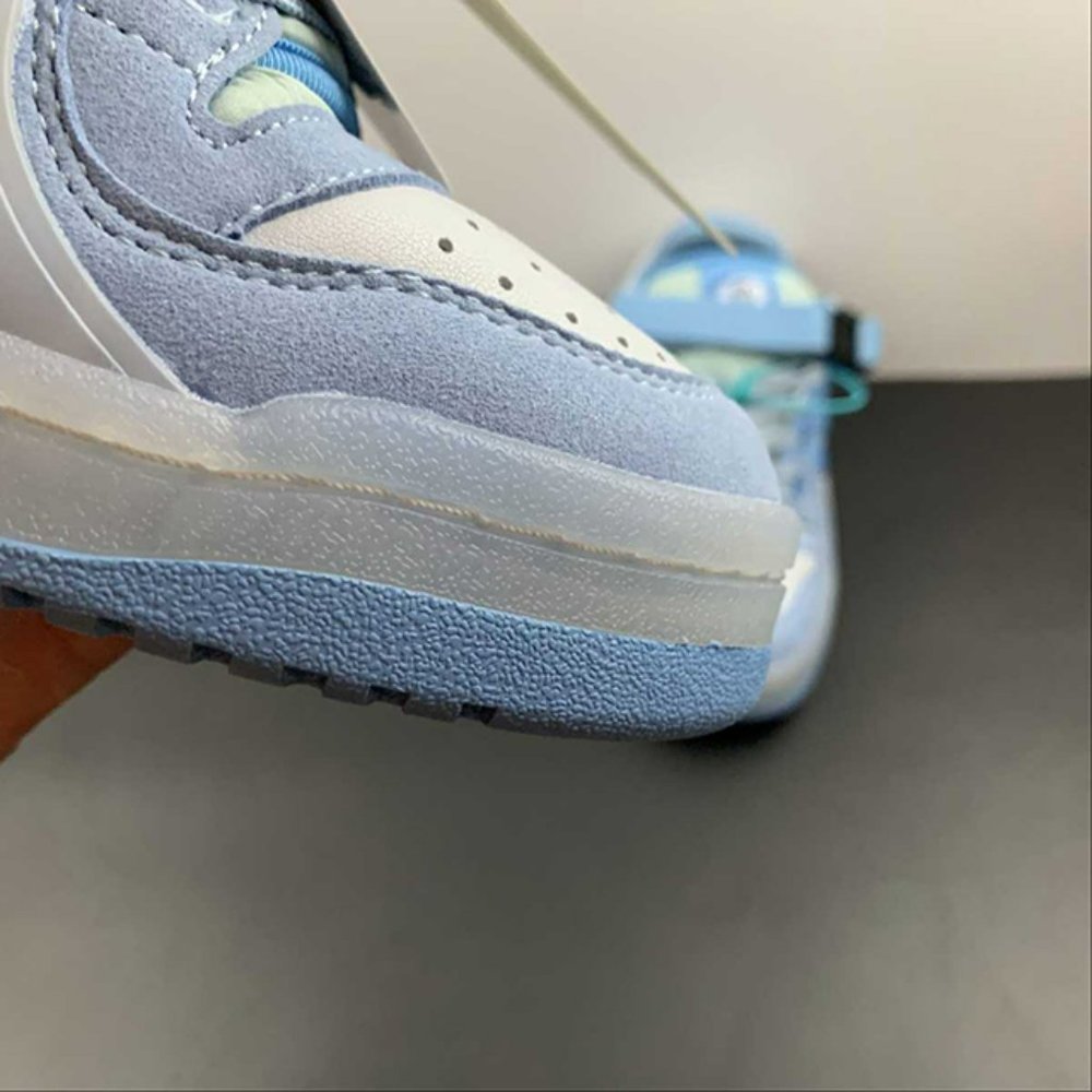 adidas Forum Buckle Low Bad Bunny Blue Tint Mens Sneakers - Picture 10 of 15